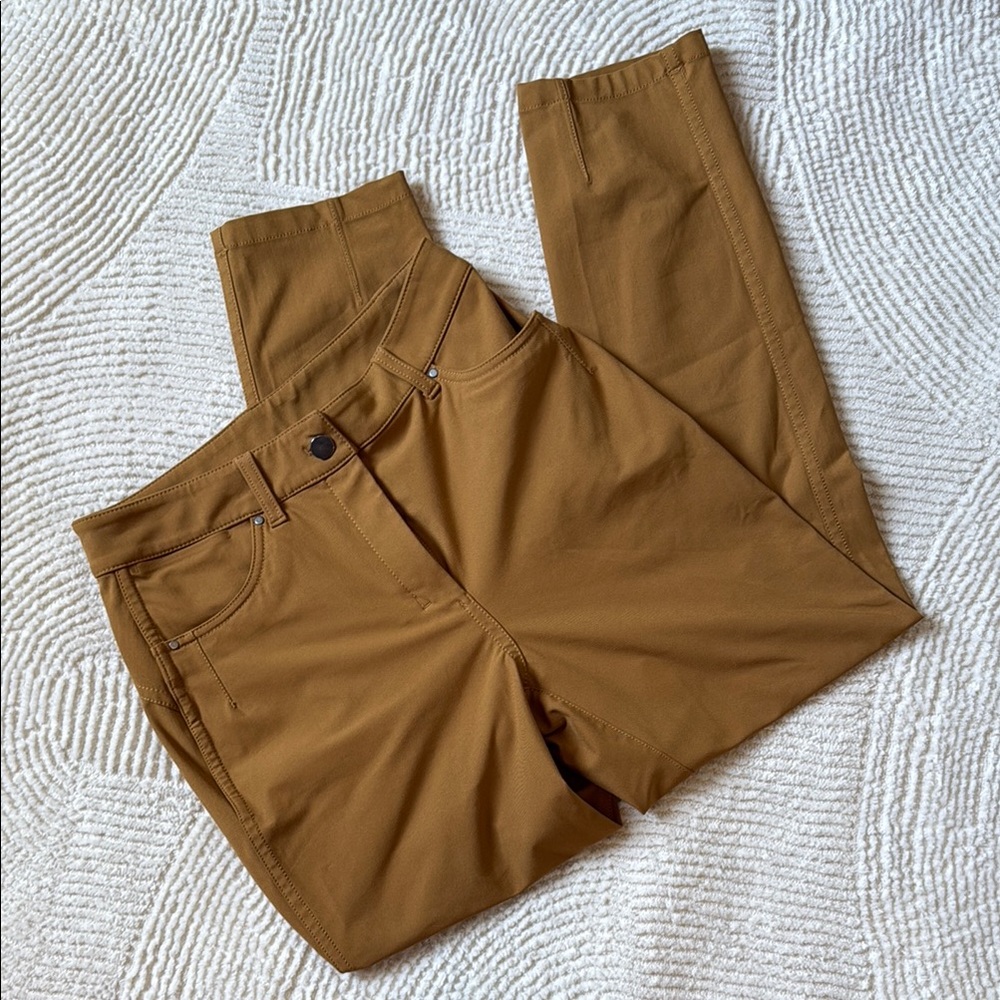 Lululemon Athletica Tan Trousers Straight Leg